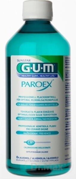 GUM PAROEX CHX 0,06 % ústna voda 500 ml