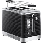 Russell Hobbs Inspire Black 24371-56 čierna / Hriankovač / 860 W / nastaviteľný stupeň opečenia / rozpekacia mriežka (24371-56)