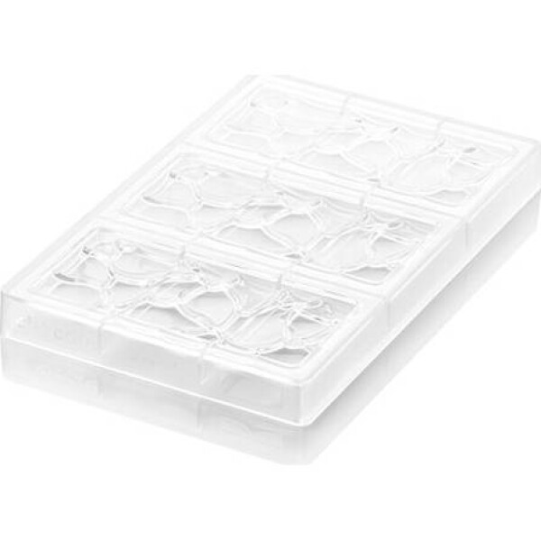 Profesionálna polykarbonátová forma na čokoládu tabuľka Coccia t 3x80ml - Silikomart - Silikomart