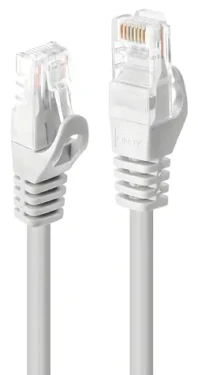 Lindy biela / Patch kábel / Cat 6 U/UTP / RJ45-RJ45 / 0,5 m (48201)