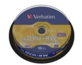 Verbatim 10ks DVD+RW 4.7GB 4x / Spindl (43488)