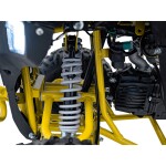 Mamido Detská benzínová štvorkolka RamiGO EXPLORER 110CC žltá