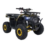 Mamido Detská benzínová štvorkolka RamiGO DISCOVERER 125CC čierno-žltá