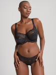 Vystužená podprsenka Panache Clara Full Cup charc/black 7255 85GG