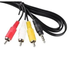 Zircon AV kábel pre prijímače Kaon, Zircon AIR, TESLA / Kábel / CINCH (RCA) (8594163278038)