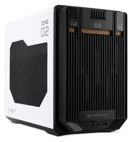 Acer Predator Orion X MI900 biela / PC skriňa / Mini-ITX / RGB / USB-C (DC.Z3XEE.001)