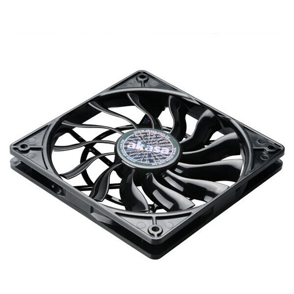 AKASA Slimfan / 120 x 15mm / klzné ložisko / pre HTPC systémy (AK-FN078)