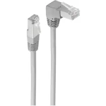 Shiverpeaks Cat6 šedá / Patch kábel / S/FTP / 2 m / uhlový-rovný RJ45 / 250 MHz (BS08-64030)