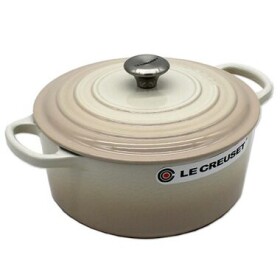 Le Creuset Signature Hrniec s pokrievkou 22 cm béžová (21177227164430)