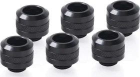 Alphacool Eiszapfen Pre čierna / Skrutkovanie pre hardtube / 13mm / G1/4" / 6 ks (17475)