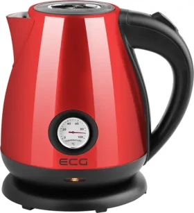 ECG RK 1705 Metallico Rosso červená / rýchlovarná kanvica / 2200W / 1.7 L / nerez (100001942868)