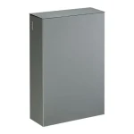 Rossignol Stella 51349 metalovo šedý / Nástenný kôš s vekom / 20 L (3019920513498)