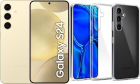 Samsung Galaxy S24 5G 8/128GB Żółty (SM-S921BZYDEUE) + Etui Clear Case