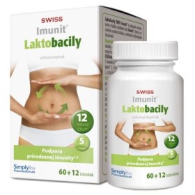 SWISS Imunit laktobacily 60 + 12 kapsúl ZADARMO