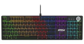 MSI Forge GK320 čierna / Herná klávesnica / mechanická / Red switch / podsvietenie / US layout (S11-04CE203-HH9)