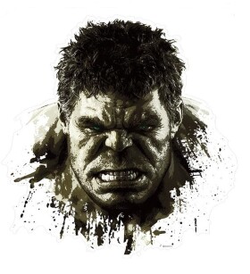 Veselá Stena Samolepka Hulk z Avengers