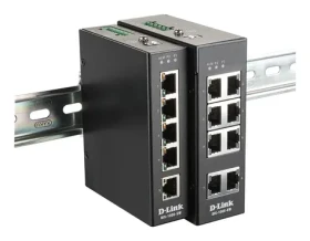 D-Link DIS-100E-5W / Priemyselný switch / 5x 10/100 Mbit / Unmanaged / DIN lišta / -40 až 75 °C (DIS-100E-5W)