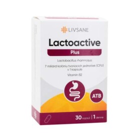 LIVSANE Laktoaktívne kapsuly plus vitamin B2 30 kapsúl