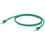 Weidmüller 1251590035 RJ45 sieťové káble, prepojovacie káble CAT 6A S/FTP 3.50 m zelená 1 ks; 1251590035