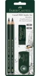 Faber-Castell Castell 9000 Jumbo Grafitová ceruzka - blister 4 ks (119398)