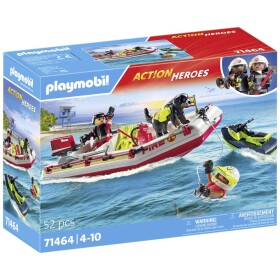 Playmobil® Action Heroes 71464 Hasičský čln s vodným skútrom