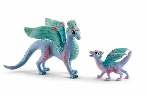 Schleich Bayala 70592 Kvetový dráčik, matka a mláďa