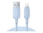 Joyroom S-AL012A14 Nabíjací kábel USB-A (M) - Lightning (M) 2.4A 1.2m modrá (S-AL012A14 1.2m-Blue)