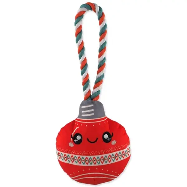 Dog Fantasy Hračka - Winter Tale Vianočná pískacia ozdoba červená 30cm (454-857224)