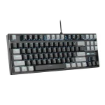 MageGee MK-STAR šedo-čierna / Mechanická klávesnica / US layout / kábel USB-A / RGB podsvietenie (MK-STAR Gb Red)