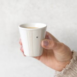 Bastion Collections Šálek na espresso Stripes Natural 50 ml