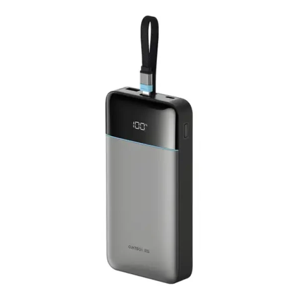 Cuktech LPB252N šedá / Powerbanka / 120W / 25000mAh / vstavaný USB-C kábel