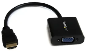 StarTech adaptér HDMI na VGA čierna / Redukcia / 1080p / 60 Hz (HD2VGAE2)