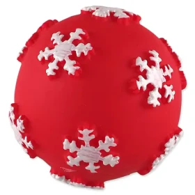Dog Fantasy Hračka - Winter Tale Pískacia loptička červená 7cm (454-857255)