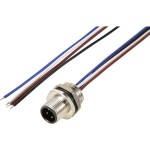 TRU COMPONENTS Vestavná zástrčka pre čidlo/aktuátor, TC-12833040, piny: 4, 0.5 m, 1 ks; TC-12833040