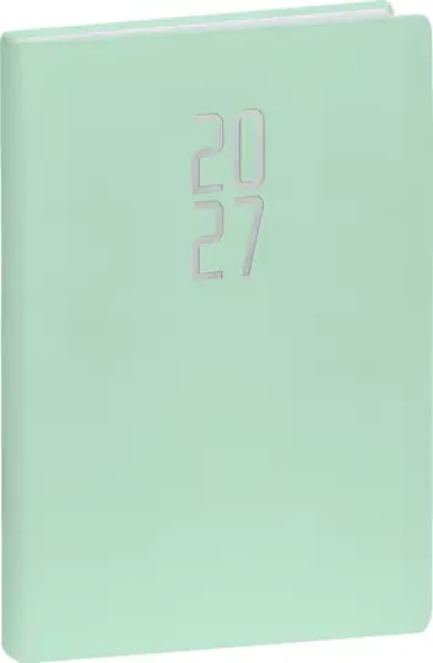 NOTIQUE Denný diár Ponza 2027 mentolový / 15 x 21 cm