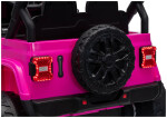 Mamido Elektrické autíčko Jeep Rubicon 24 V 2x200 W ružové