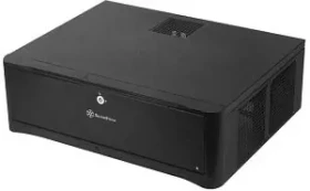 SILVERSTONE SST-GD06B Grandia / HTPC / mini-DTX, mini-ITX / SFX 300W / USB 3.0 / čierna (SST-GD06B)