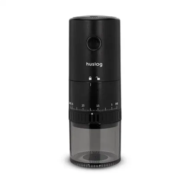 Huslog HUS1063 čierny / Mlynček na kávu / akumulátorový / keramické mlecie kamene / USB-C nabíjanie (OWN000141)