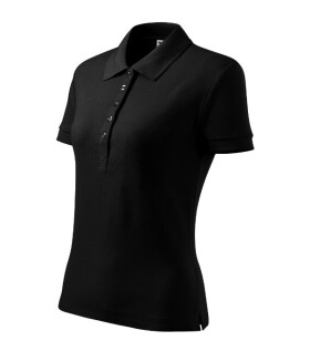 Bavlnené polo tričko Heavy black XS