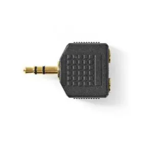 Nedis Stereo audio adaptér jack 3.5mm (M) - 2x jack 3.5mm (F) 10 ks čierna (CAGP22945BKG)