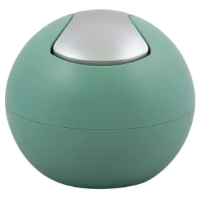 Spirella BOWL MATT mini výklopný odpadkový kôš 1 L matný zelený / plast (7610583203724)