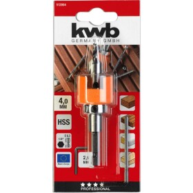 Kwb 512004 špirálový vrták do dreva 1 ks 4 mm 1 ks; 512004