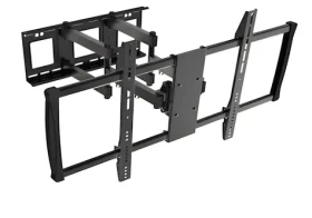 Reflecta PLEXO 100-9060T čierna / Nástenný držiak TV / 60-100 palcov / VESA 900x600 / nosnosť 80 kg / naklápací, otočný (PR23158)