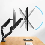 Blow stolný držiak LCD TV / Držiak pre dva monitory / 17-32" / VESA 75x75-100x100mm / nosnosť 9 kg (76-880#)