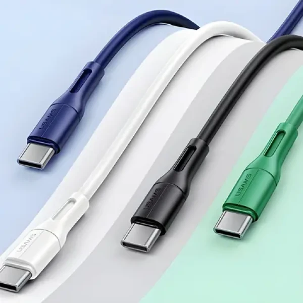 USAMS U68 (US-SJ501) modrá / Nabíjací a dátový kábel / USB-C / 2A / 1 m (SJ501USB03)