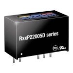 RECOM R05P22005D DC / DC menič napätia 5 V -5 V, 20 V -0.2 A 2 W Počet výstupov: 2 x; R05P22005D