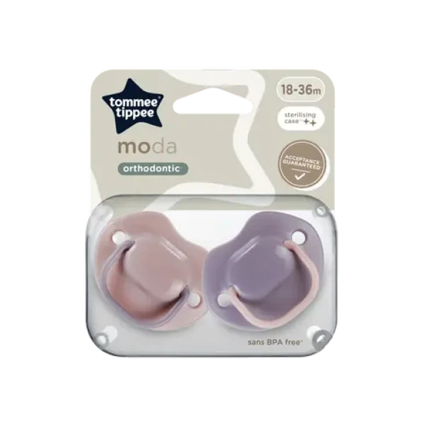 Tommee Tippee Cumlík silikón Moda, 18-36m, 2ks - viac farebných variant (43343699)