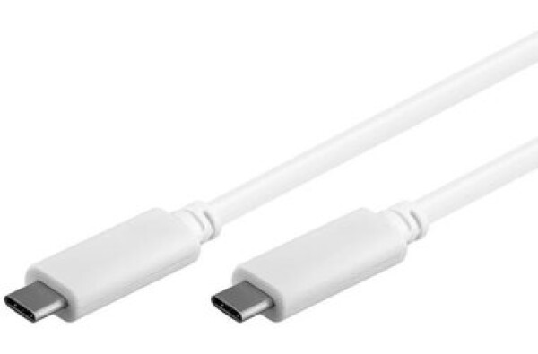 PremiumCord Kábel USB-C M/M biela / 1m (ku31cc1w)