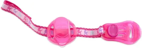 Chicco Klip na cumlík s krytom ružová (8058664033041)