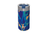 Quokka Boost Coffee Tumbler 400ml Blue Jungle / Termohrnček so sitkom / nerezová oceľ (8412497400706)